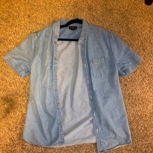 CPO Provisions Denim Short Sleeve Button Down